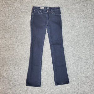 AG The Ballad Slim Boot 26R (Meas 25x29.5 7.5" Low Rise) Dark Stretch Jeans A21